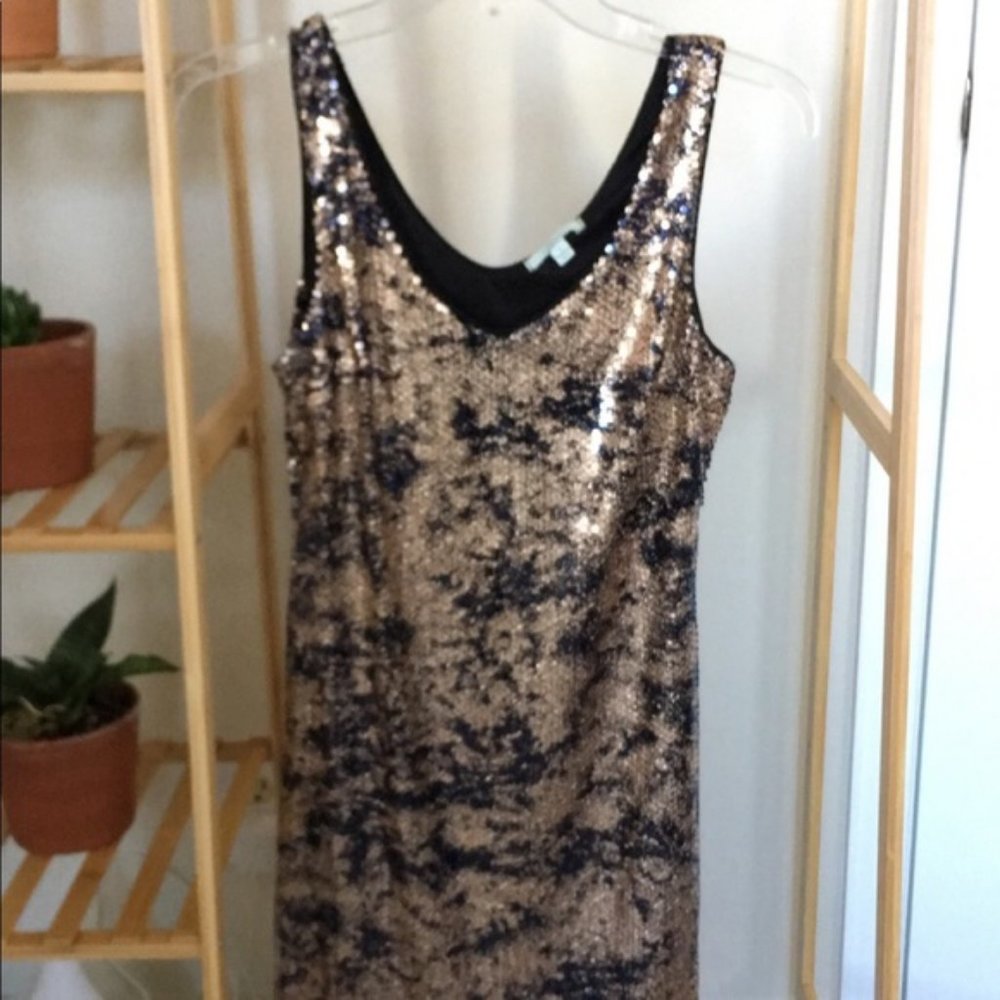 Black and Gold Dress